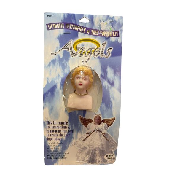 Vintage Victorian Angels Centerpiece /Tree Topper- DIY Kit-open eyes‎ Angels - Picture 1 of 4